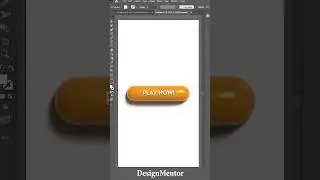 Play Now button using Inflated Effect in Adobe Illustrator 