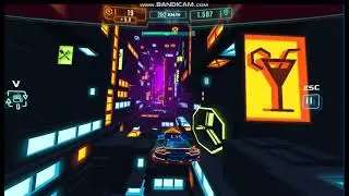 neon flytron cyberpunk racer