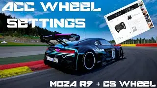 MOZA R9 - EXPLAINED - Best Wheel & Force Feedback Settings-Assetto Corsa Competizione