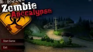 Zombie Apocalypse Gameplay - Part1 (No Talking)