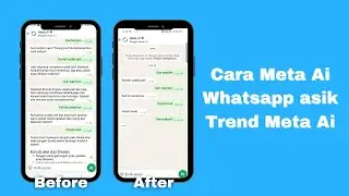 TRIK META AI WHATSAPP ANDA BISA GAUL DAN ASIK | Trend Meta Ai #metaaiwhatsapp #metaai