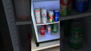 Stocked Mini-Fridge and Snacks at All Inclusive Resort #allinclusive #travel #mexicotravel