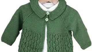 Beautiful handmade baby frock design #cardigan