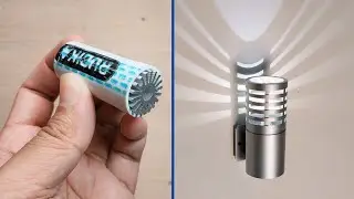 How to Make LED Decorative Wall Lights at Home | PVC Pipe Craft Ideas