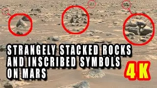Strangely Stacked Rocks and Weird Symbols Spotted On Mars