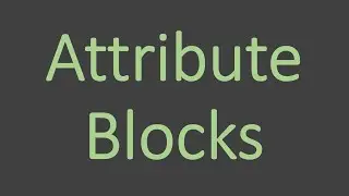 Attribute Block