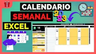 🔥✅CALENDARIO 2025 EN EXCEL - SEMANAL - DIARIO   ✅🔥