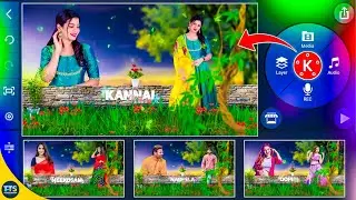 Nature style double photo video editing in kinemaster