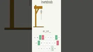 JOGO DA FORCA  - CATEGORIA ANIMAL INVERTEBRADO #shorts