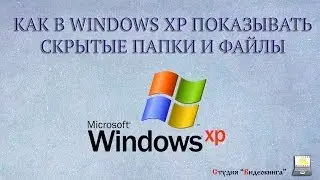 Как показывать скрытые папки и файлы в Windows XP