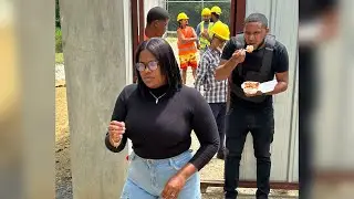 Le dejaba comida a su esposo con el seguridad de la empresa y él se la comía.