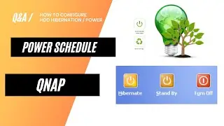 How to enable drive hibernation on Qnap and what prevents a standby mode