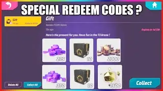 T3 Arena 3 Big Rumble Box🎁Anniversary Redeem Code Today//Redeem Now No Fake