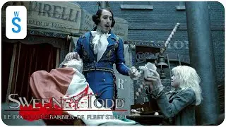 Sweeney Todd: The Demon Barber of Fleet Street (2007) | Scene: A public shaving contest