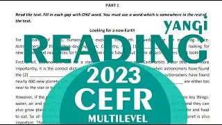 CEFR Multilevel Reading 2023 YANGI savol turi, obuna bo'ling. Materiallar izohlarda bor