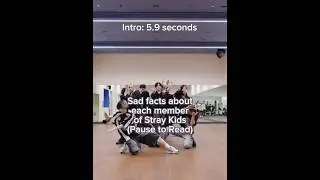 Sad facts about each member of Stray Kids (Pause to Read) #straykids #kpopshorts #kpop #shorts #sad