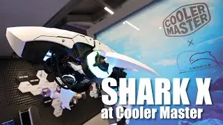 Shark X case mod on display at Cooler Master HQ - Computex 2023