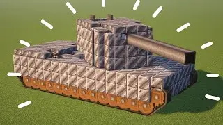 How to Make A Working Minecraft Tank (Read Description)