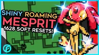SHINY ROAMING MESPRIT! After only 1628 Soft Resets! - Pokémon Platinum