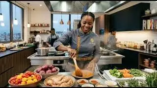 Beautiful African Iftar Preparation at Sunset | Ramadan Cooking That Feels Like Home #Ramadan #Iftar