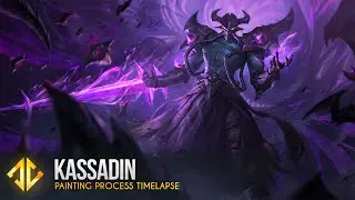 Kassadin - League of Legends Splash Art Painting Process