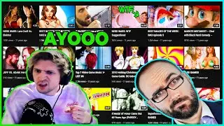 xQc reacts to Old Vsauce