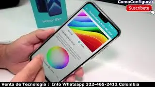 Manual Honor 8x Español Instrucciones ajustes de colores en el teléfono