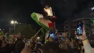 Greek police use tear gas to disperse thousands of pro-Palestinian protesters in Athens