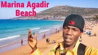 Agadir Beach Walk | Busy Day in Morocco🇲🇦