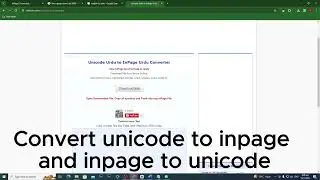 google data convert into inpage and inpage data in word file