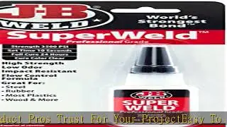 J-B Weld 33120H SuperWeld Glue - Clear Super Glue - 20g