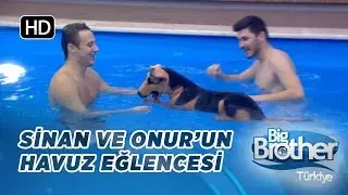 Big Brother Onur ve Sinan'dan yüzme dersleri!