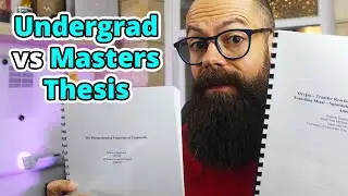 How Different Are They Really? Critical Differences between undergrad & masters thesis
