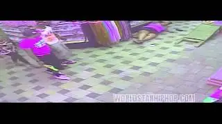 Embarrassing  Woman Can't Put Her Own Shoes On   Breaks The Bench In Pieces