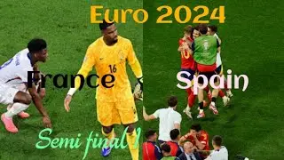 France vs Spain Semifinal 1 key moments #euro2024 #euro2024germany #euro2024highlights #euros2024