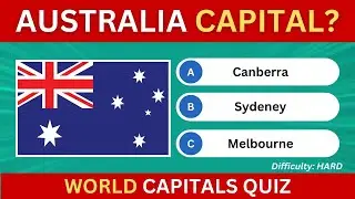 World Capitals QUIZ | Guess the Capital Cities of the World | General Knowledge Quiz
