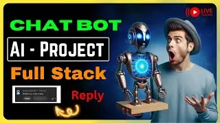 Chatbot Full Stack complete Project | Funny Comments replay 🫡