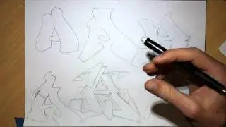 Tips and tricks for designing and sketching letters.
