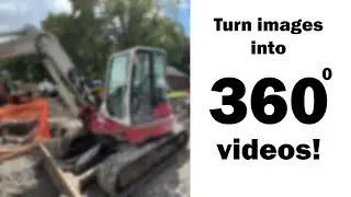 How to easily make a 360 video from a Photograph (Phone panorama)