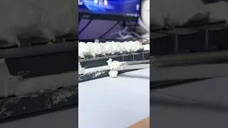 🤯What happens to a gaming keyboard if you spill foam on it?