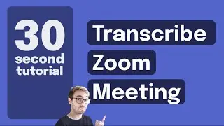 Best Way to Take Notes in Zoom Classrooms (Transcribe Zoom Recording) | In Under 30 Seconds 