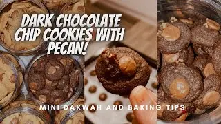 RESEPI DARK CHOCOLATE CHIP COOKIES ( Rasa macam famous amos! )