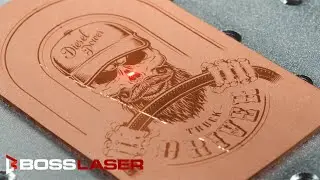 Bosslaser UV Laser Marking Leather