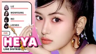 IVE - HEYA (Line Distribution)