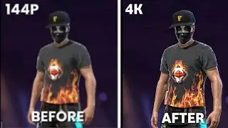 TUTORIAL TO CHANGE BURRY FF PHOTOS TO HD ✨ USING ONLY 2 APPLICATIONS!!!
