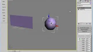 3ds max - Sphere to Plane