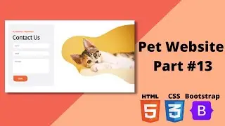 Responsive Contact Us Page Design using Html CSS | HTML Responsive Web Page Design - Pet website #13