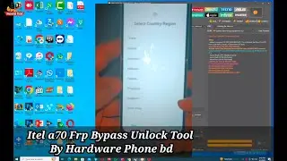 Itel A70 Frp Bypass || Unlock Tool By ||  Hardware Phone bd ||  2024 4k