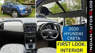 2020 Hyundai Creta SX (High-end Model) Interior First Look (Hindi) | More Premium Than Before!