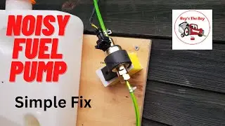 How to Fix a Noisey Chinese Disel Heater Fuel Pump Easy Fix
